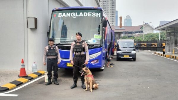 Unit Polsatwa Polda Metro Jaya Laksanakan Pengamanan Akomodasi FIFA ASEAN Cup 2026