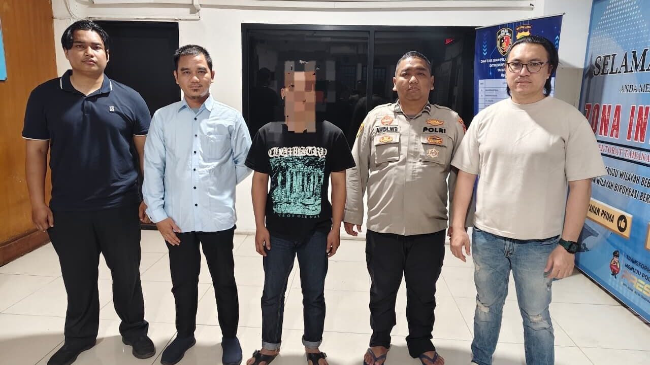 Polda Metro Jaya Tahan Tersangka Dugaan Kekerasan Seksual terhadap Anak di Palmerah