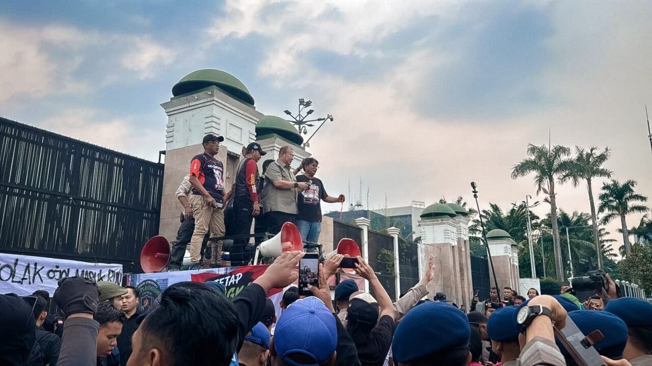 Aspirasi Disampaikan dengan Tertib, Polda Metro Jaya Apresiasi Massa Ojol